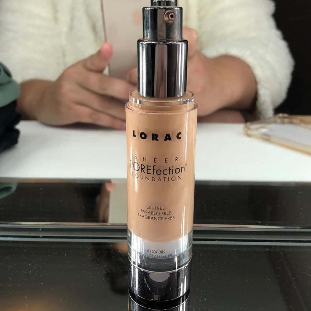 Lorac sheer porefection foundation PS5